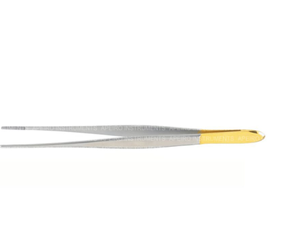 Pinces à tissus TC Gerald 17,5 cm 1x2 dents en acier inoxydable – Instruments cardiovasculaires et thoraciques SurgiRight - Product Image 3