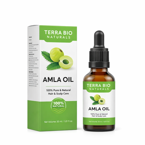 Aceite Capilar Herbal de Amla de Marca Privada para el Crecimiento del Cabello y Cuidado del Cuero Cabelludo, Fortalecedor, Nutritivo y Suavizante, 30 ml - Product Image 1