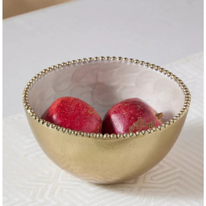 Nouveau Bol Décoratif Bas en Bronze Texturé Fait Main Style Américain avec Bord Ondulé Asymétrique – Plat Moderne pour Servir les Snacks sur Table - Product Image 4