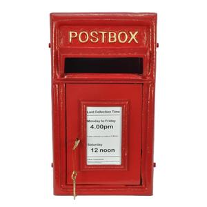 Home Accessories <b>Wall</b> <b>Mount</b> Cast Iron <b>Post</b> <b>Box</b> Weatherproof Antique Mailbox For Newspaper Parcel Receiving Factory Price - Product Image 3