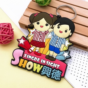 Llavero de goma de PVC blando con diseño 2D, proveedor de llaveros, Marktex - Product Image 2