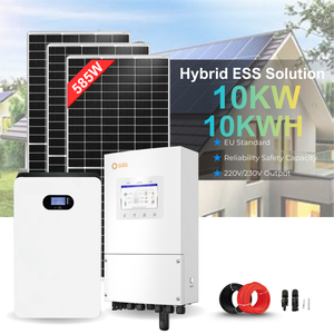 솔리스 태양광 시스템 키트 단상 10KW 10KWH 인버터 48V 100A 배터리로 무정전 전력 경험 - Product Image 1