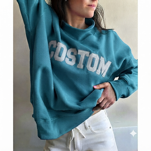 เสื้อสเวตเชิ้ตคอเต่าทรงโอเวอร์ไซส์สำหรับผู้หญิง แบรนด์ส่วนตัว ผ้าฟลีซเนื้อหนา พรีเมียม สวมใส่สบาย สไตล์สตรีทแวร์สำหรับทุกวัน - Product Image 1