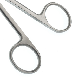 Ciseaux chirurgicaux droits de 5,5″ en acier inoxydable, à lame tranchante et à pointe arrondie, pour la dissection et la coupe de tissus fins - Product Image 6