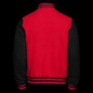 Chaqueta universitaria con letras de algodón de diseño personalizado para hombre, chaqueta de béisbol de estilo callejero en diferentes colores con estampado - Product Image 4