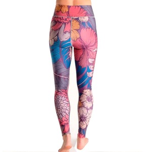 Pantalon évasé de sport d'été pour femme, taille mi-haute, jambe large, ample, plissé, respirant, extensible, motif uni, taille élastique, séchage rapide - Product Image 5