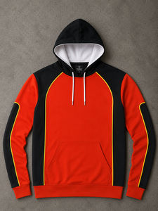 Ventes en gros de sweats à capuche d'hiver pour hommes, grande capuche, broderie 3D, doublure anti-rétrécissement, 240 g/m², épais, lourd, tricoté en polyester/coton - Product Image 3