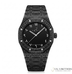 นาฬิกา Audemars Piguet หรูหรา ตัวเรือนโลหะผสม ประดับเพชรโมอิสซาไนต์ ควอตซ์ คริสตัลแซฟไฟร์ สไตล์สปอร์ต สำหรับผู้ชายและผู้หญิง ดีไซน์แบบฮิปฮอป พรีเมียม - Product Image 2