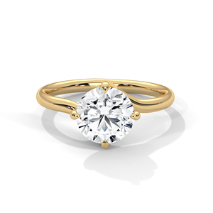 แหวนเพชรทองคำขาว 14K เพชรเลี้ยงในห้องปฏิบัติการทรงกลมเจียระไนแบบเหลี่ยมเพชรพลอย แหวนหมั้น ได้รับการรับรองจาก IGI เครื่องประดับสำหรับผู้หญิง ของขวัญวันครบรอบ ของขวัญแต่งงาน - Product Image 6