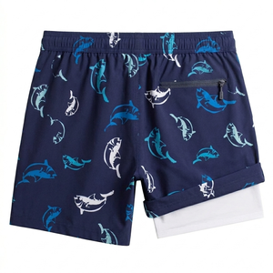 Breathable Quickly Dry Swing <b>Trunk</b> Short Adjustable Waistband Slim Fit Swim <b>Trunk</b> Short <b>For</b> <b>Men's</b> Running Hiking To Wear - Product Image 6