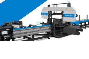 Venta caliente tipo Z línea de procesamiento de haz automático máquina de sierra de cinta de Metal de doble inglete automática multifuncional - Product Image 3