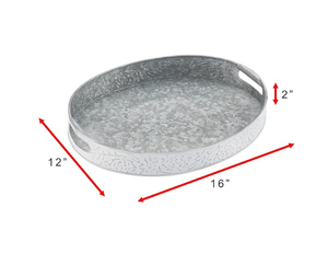 Venta al por mayor de metal galvanizado profesional de alta calidad de metal rodante bandeja de servicio de estaño personalizado para Catering y Hostelería - Product Image 4