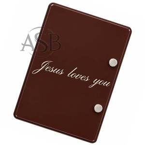 Organizador de Pestañas Acrílico Sostenible con Imanes y Logotipo Personalizado, con la Frase 'Jesus Loves You' - Product Image 6