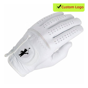 Gants de golf en cuir Cabretta de haute qualité, couleurs personnalisées avec logo, emballage OEM, main gauche et droite - Product Image 4