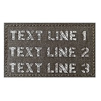 Patchs brodés personnalisés découpés au laser avec dos en velcro, fourniture en gros OEM pour les entreprises de vêtements - Product Image 3