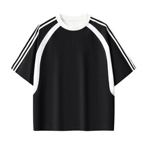 Camiseta Raglán Clásica OEM y ODM, Proveedor de Moda Casual Diaria, Camiseta Raglán Premium en Blanco, Fabricante de Etiqueta Privada Personalizada - Product Image 1