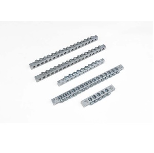 Bloque de Terminales de Aluminio de Alta Calidad, Barra Colectora de Puesta a Tierra Eléctrica, Bloques de Terminales de 6 y 12 Vías - Product Image 1