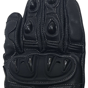 Gants de moto noirs en cuir premium avec protection des articulations, pour une conduite sécurisée, fournisseur de marque privée, gants de motard anti-impact - Product Image 4