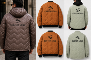 Custom logo Winter 90 <b>White</b> Duck Down Men's <b>Jackets</b> Green Brown Luxury Brand Puffer <b>Jacket</b> - Product Image 4