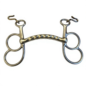 Bridon de dressage Pelham en acier inoxydable, design papillon, avec diverses embouts de bouche, pour l'équitation, pour le nouveau cheval de Riaz Jamal Intel - Product Image 2