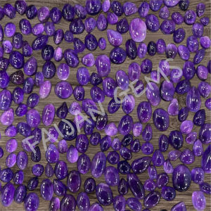 AMETHYSTE naturelle Cabochon de pierres précieuses en vrac poli mélange forme toutes tailles Cabochon de cristal pour la fabrication de pendentifs de bijoux - Product Image 3