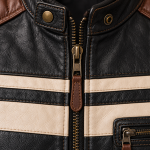 Veste en cuir véritable pour homme, design tendance, nouvelle arrivée, qualité supérieure, imperméable, coupe-vent, écologique - Product Image 5