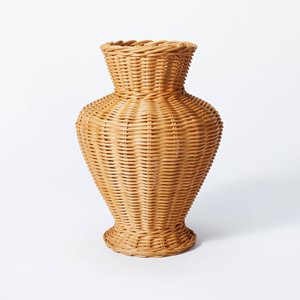 On-trend rattan vase flower holder pot hand woven vases mariage birthday event <b>table</b> <b>decoration</b> - Product Image 5