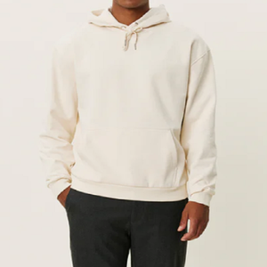 Sudadera con Capucha 100% Algodón, Logotipo Personalizado, Sudadera Lisa de Alta Calidad, Estilo Urbano, Hombros Caídos, para Hombre - Product Image 1