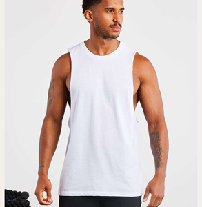 Débardeur Stringer en Coton Personnalisé avec Logo pour Hommes, Grande Taille, pour Gym, Fitness, Entraînement Athlétique, Musculation - Product Image 2