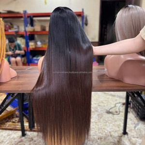 Perruques en cheveux naturels les plus vendues, perruques Lace Front lisses comme des baguettes, produits capillaires vietnamiens bruts, perruques lisses de qualité supérieure - Product Image 4