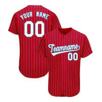 Maillots de baseball personnalisés pour jeunes avec logo et nom sur mesure, rayures personnalisées, sublimation, vente en gros, vêtements de baseball et softball