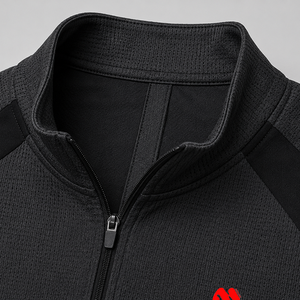Conjunto de Camiseta Deportiva Personalizada al por Mayor con Media Cremallera, de Poliéster de Secado Rápido, Uniforme de Entrenamiento, Fabricante OEM de Ropa Deportiva para Hombre - Product Image 2
