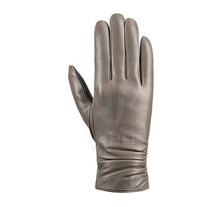 Gants d'hiver pour hommes en cuir véritable de qualité supérieure, écologiques, respirants, légers, chauds, confortables, durables, avec coutures robustes, style sportif - Product Image 3