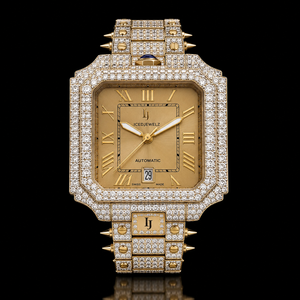 High Quality Fully Customized Quartz 20mm Iced Out Diamond Lab Grown Business Hip Hop <b>Watch</b> for Men Gift - Product Image 5