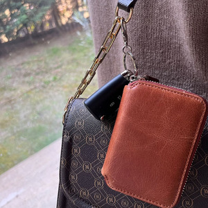 Portefeuille utilitaire en cuir véritable, conçu pour le rangement des clés et la commodité quotidienne, porte-clés en cuir, organiseur de clés de voyage - Product Image 5