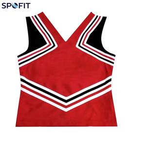 Uniformes de cheerleading professionnels pour filles, 100% polyester extensible, uniformes de cheerleading personnalisés pour la performance - Product Image 5
