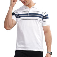 Kaos Polo Pria Harga Terjangkau 100% Katun Rajut Solid Bernapas Ringan Lengan Pendek Klasik Berkualitas Tinggi Kasual Berkancing