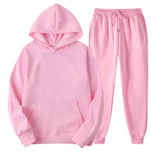 Ensemble survêtement hiver personnalisé avec logo – Sweat à capuche et pantalon de jogging pas cher pour homme et femme - Product Image 6