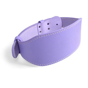 Ceinture de musculation réglable en cuir rose respirant pour hommes avec boucle de soutien lombaire pour entraînement en salle de sport, powerlifting et fitness personnalisé - Product Image 2