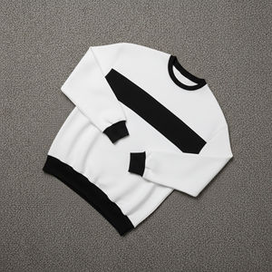 Customized Logo Men's Sweatshirt Lightweight Cotton Fleece Sweatshirt Streetwear OEM Manufacturer Supplier With Low Price & MOQ. - Product Image 5