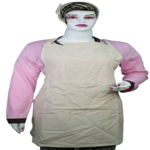 Tablier Blanc 100% Coton de Haute Qualité, Design Personnalisé, Bavette de Chef Écologique pour la Cuisine, le Nettoyage Domestique, Réutilisable, Vente en Gros - Product Image 2