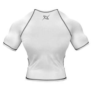 High Quality Custom Sublimation Mens Short Sleeve BJJ Rash Guard MMA <b>Compression</b> <b>Shirt</b> Breathable Martial Arts Judo Training Tee - Product Image 4