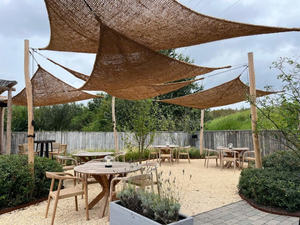 Voile d'ombrage écologique en fibre de coco naturelle - Auvent de jardin biodégradable en fibre de coco - Protection solaire extérieure durable pour patio - Product Image 6