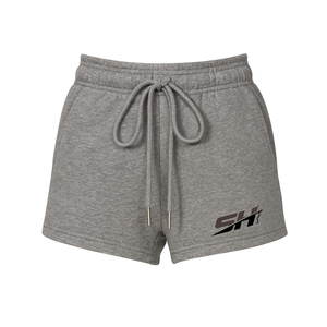 Shorts en molleton de coton pour femmes, style streetwear, taille élastique, coupe coupe-vent, style français, vente en gros - Product Image 1