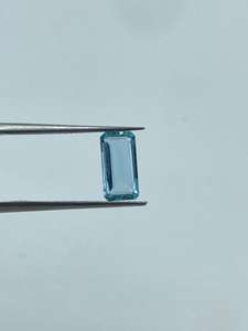 Piedra Preciosa Natural de Aguamarina Rectangular, Color Azul Cielo Transparente, 5x10mm, Gema Central para Anillo, de Proveedor de India a Precio de Mayoreo - Product Image 5