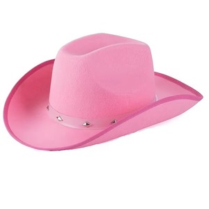 Sombrero Vaquero Unisex Estilo Western, para Uso Casual, Fiestas, Viajes, Personalizado, de Cuero Negro con Rayas, de Gamuza, para las Cuatro Estaciones - Product Image 2