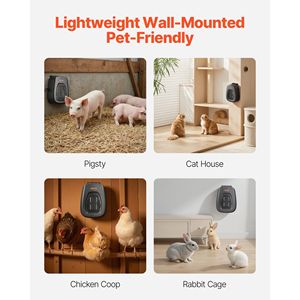 Riscaldatore Elettrico Portatile per Cuccia di Cani 800W con Protezione da Surriscaldamento, Temperatura Regolabile e Timer 24H per Animali Domestici - Product Image 6