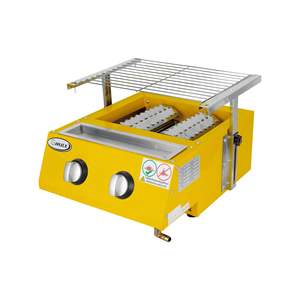 Gmax WX-102 Yellow Edition Smokeless Infrared Gas Grill with 2 Burners <b>Stoves</b> Product - Product Image 3