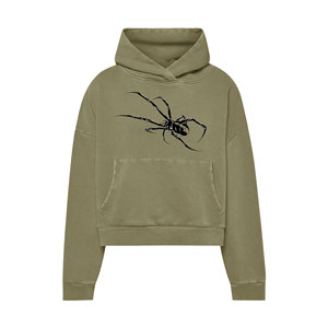 Sudadera de cuello redondo para mujer, personalizada, de otoño, informal, de tejido grueso de algodón y felpa francesa, con apliques de cristal y bordados. - Product Image 1