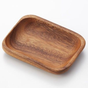 WoodenTray Oval Shape Natural Finish Elegant Design For Residential Use Food Contact Safe Serving wooden Tray - Product Image 4